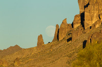 Moon rise & moon set